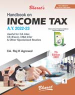Handbook on INCOME TAX (A.Y. 2022-2023)